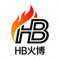 HB火博官方网站Logo - 一个充满活力的体育品牌标志